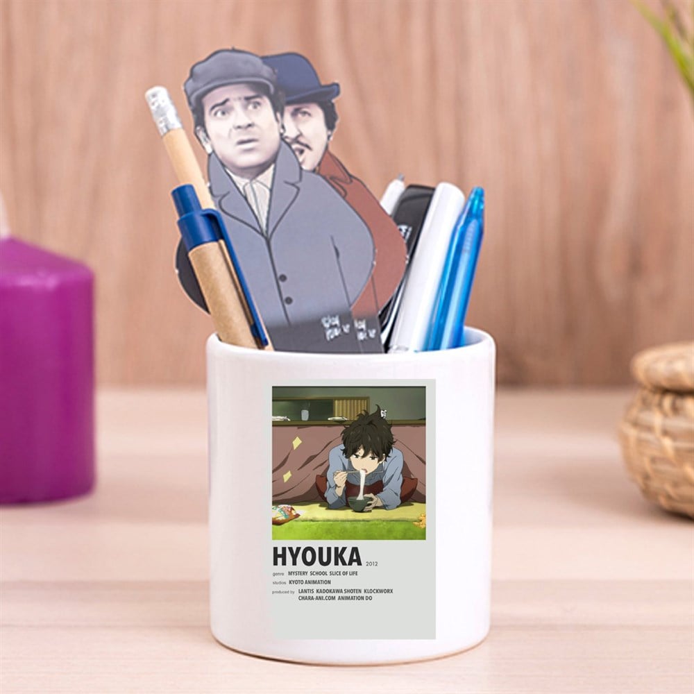 Hyouka Tasarımlı Seramik Kalemlik