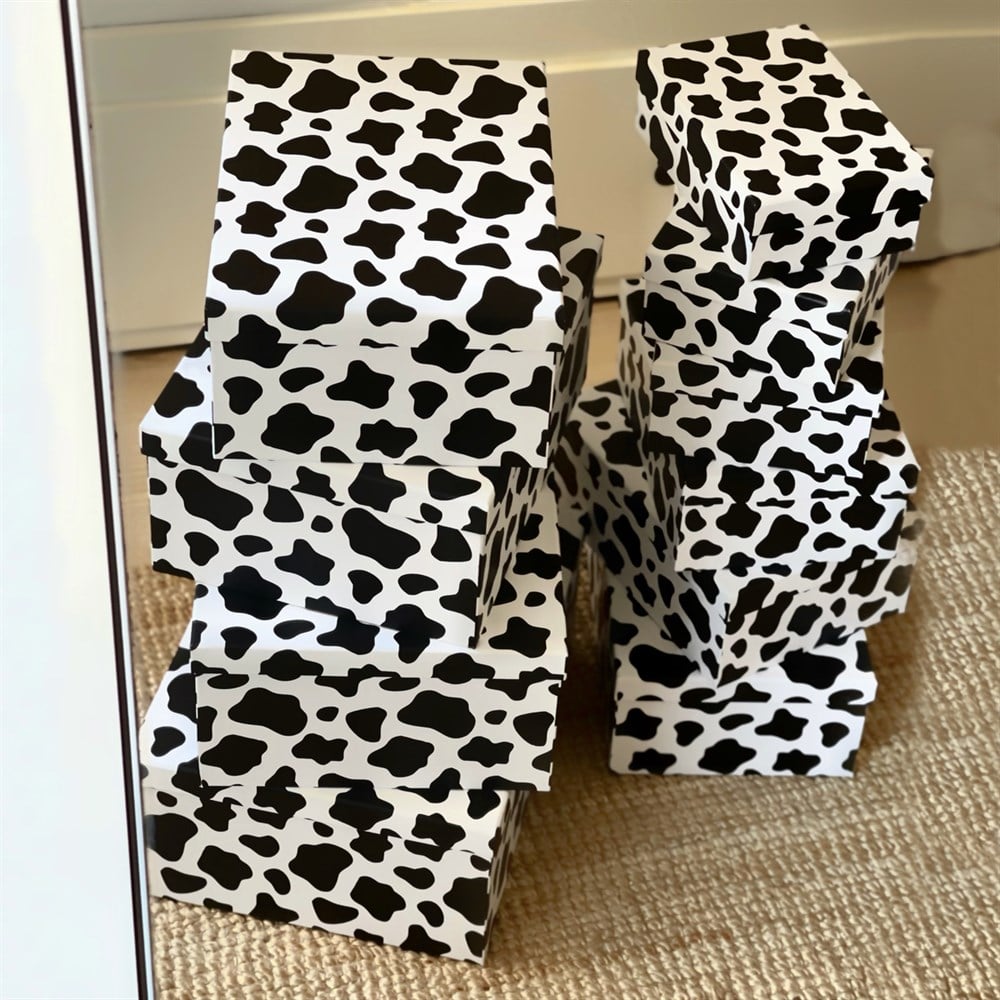 İnek Tasarımlı 10'lu Kutu