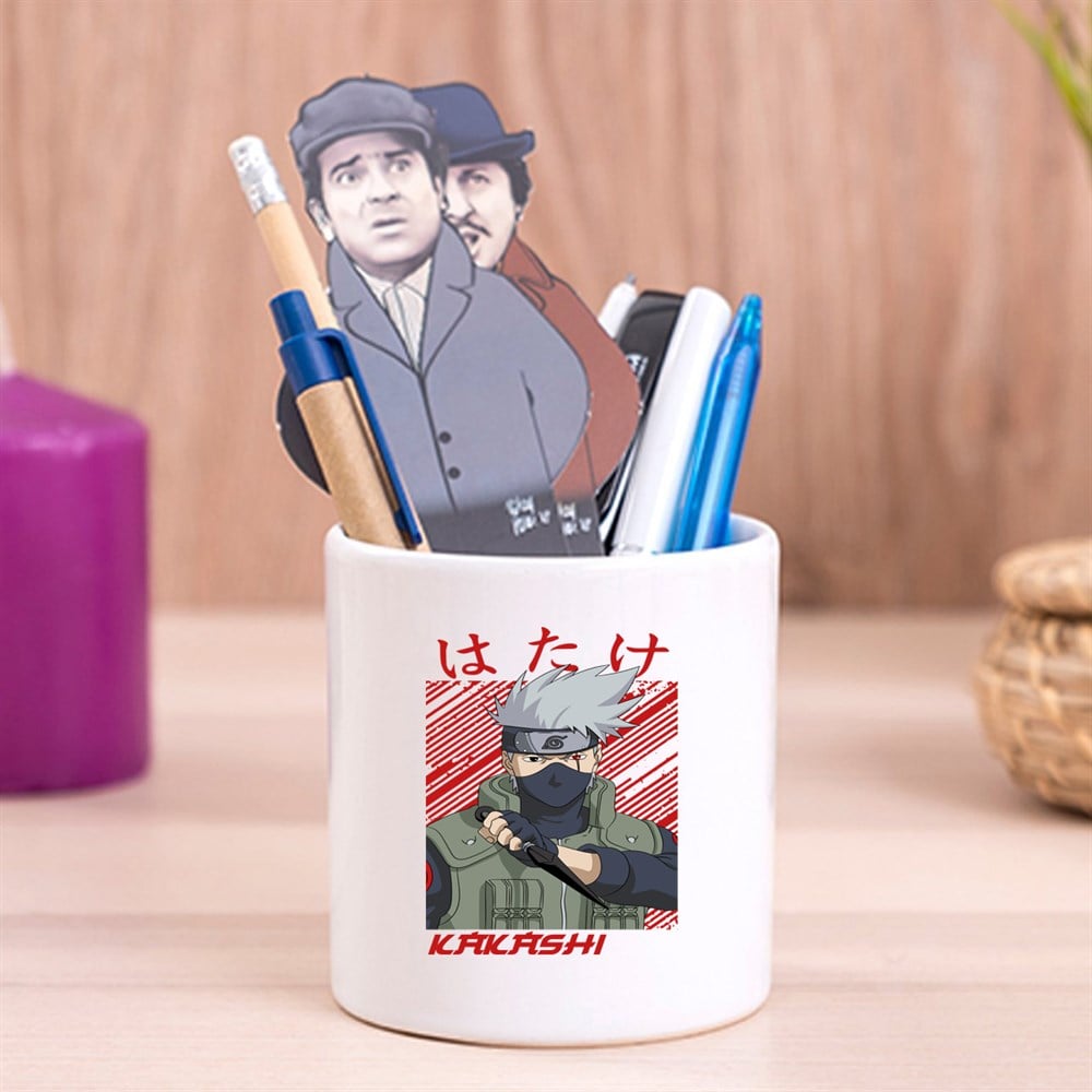 Kakashi Sensei Tasarımlı Seramik Kalemlik