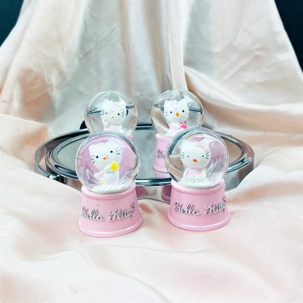 Kedi Tasarımlı Mini Kar Küresi