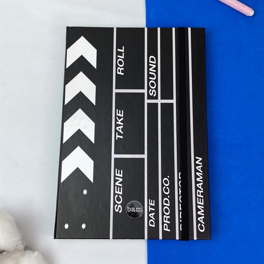 Klaket Tasarımlı Lastikli Defter