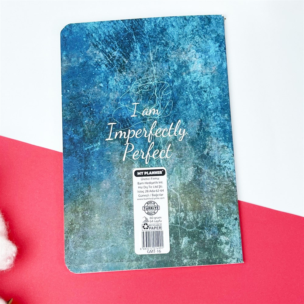 Kusursuz Mükemmelim Tasarımlı Terzi Dikişli Defter
