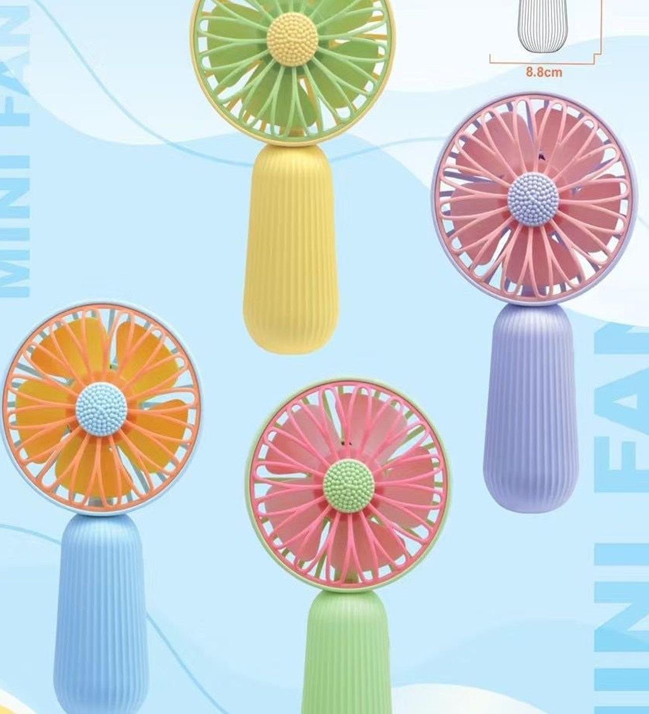 Lp-833 2 Kademeli Şarjlı El Fanı x12