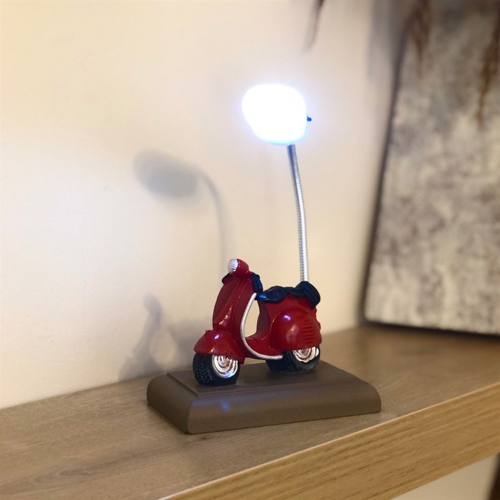 Mini Motorsiklet Işıklı Masa Lambası