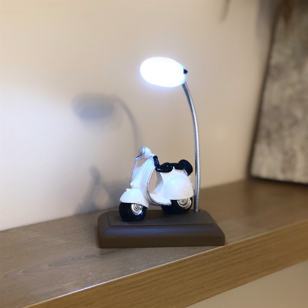 Mini Motorsiklet Işıklı Masa Lambası