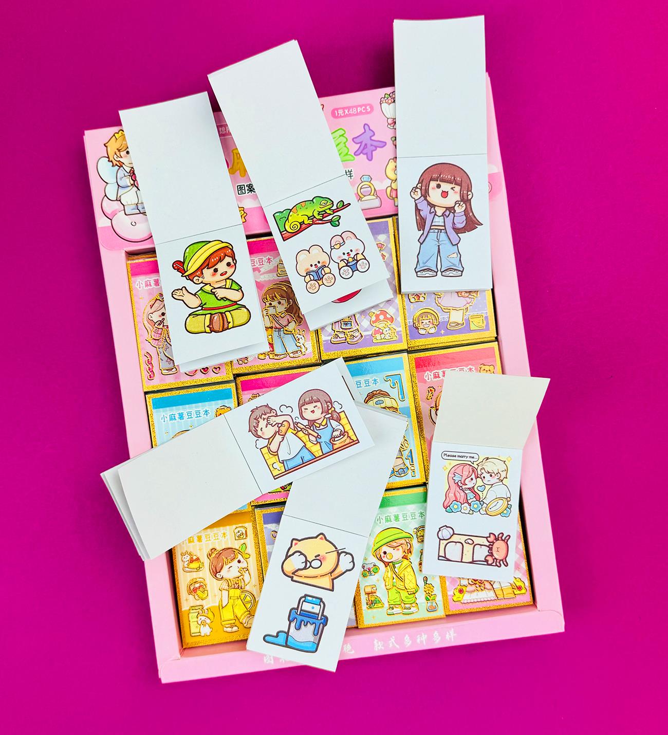 Mini Prenses Sticker Defteri x48