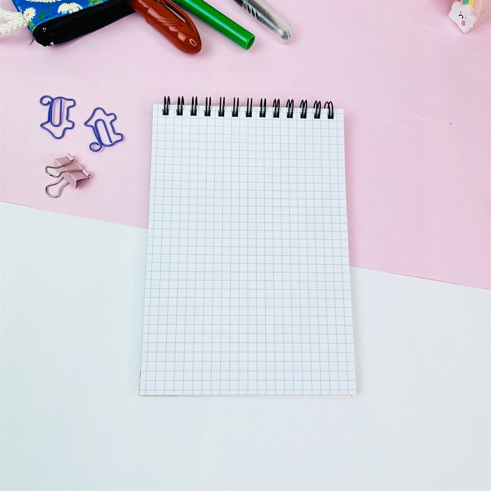 Mona Lisa Tasarımlı Spiralli Defter