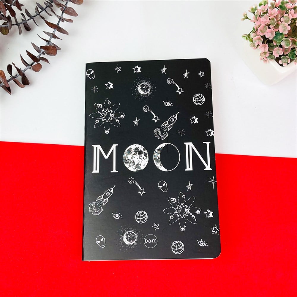 Moon Tasarımlı Lak Defter