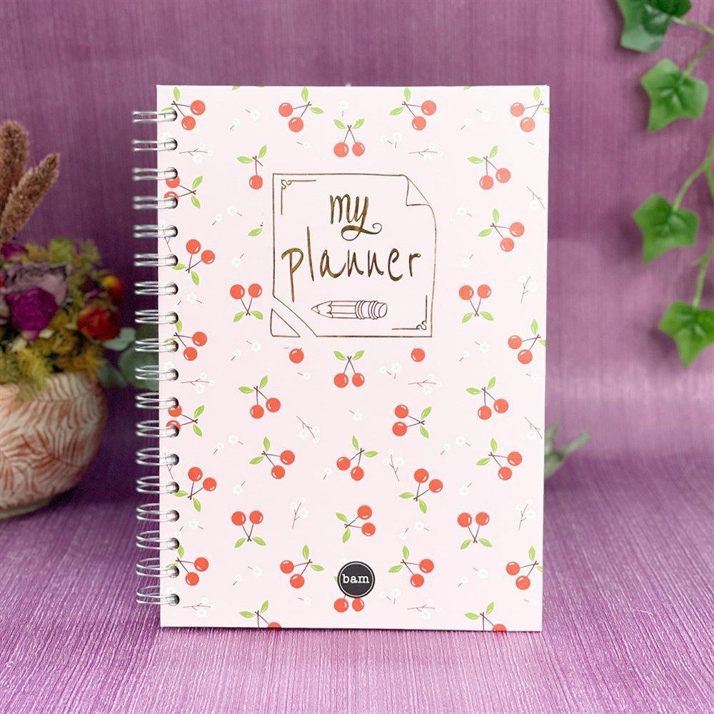 My Planner Kiraz Tasarımlı Konuşan Ajanda 
