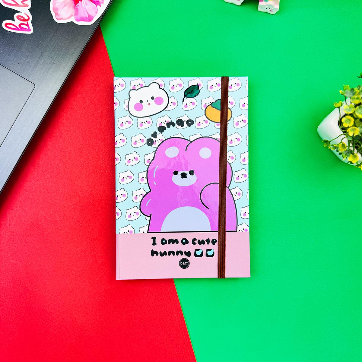 Orange Tasarımlı Lastikli Defter
