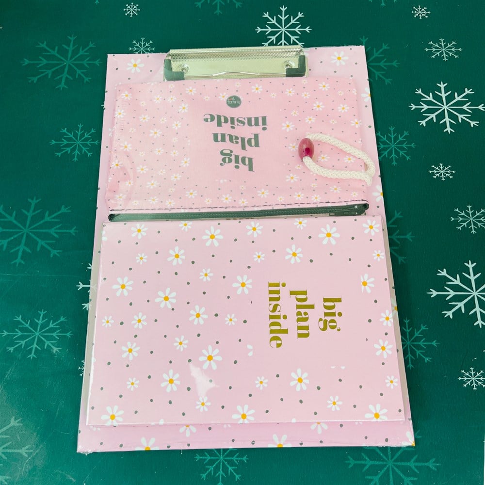 Paketli Big Plan Inside Sekreterlik Defter Kalemlik Hediye Seti