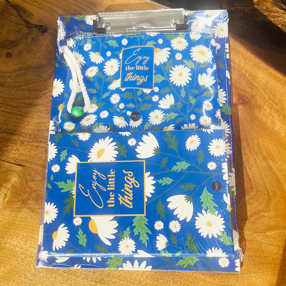 Paketli Küçük Şeylerden Zevk Al Sekreterlik Defter Kalemlik Hediye Seti