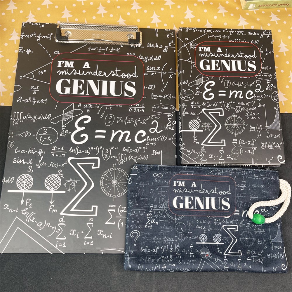 Paketli Yanlış Anlaşılan Bir Dahiyim Sekreterlik Defter Kalemlik Hediye Seti