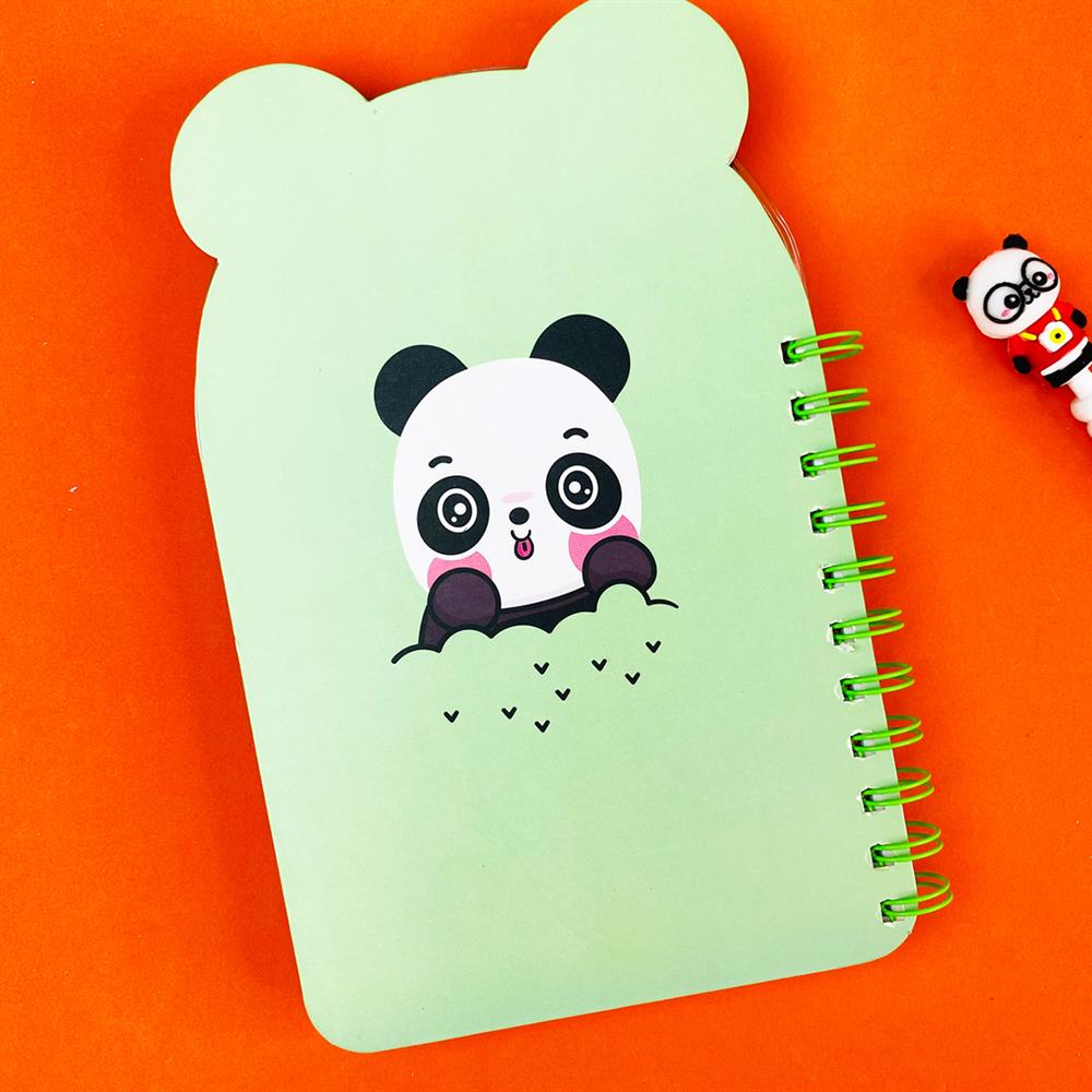 Panda Tasarımlı Sünger Kapaklı DEfter