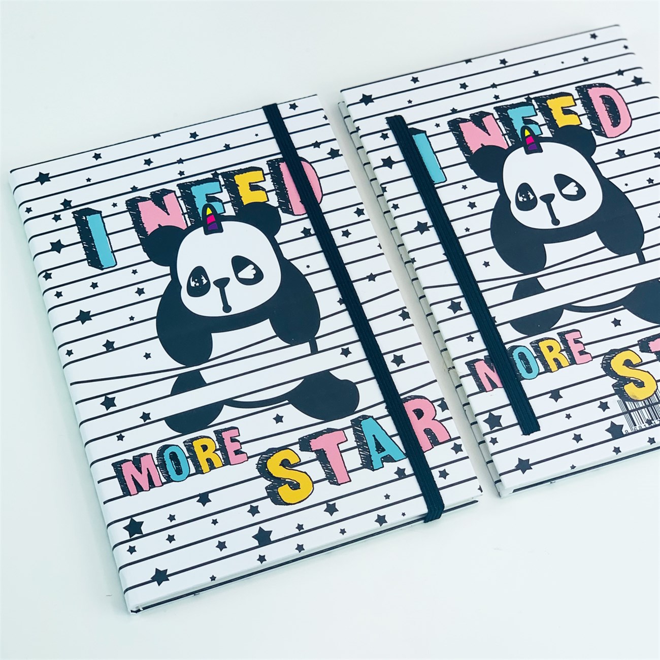 Pandacorn Tasarımlı Lastikli Defter