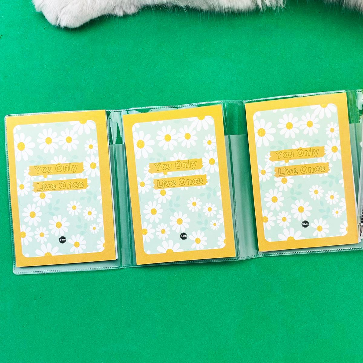 Papatya You Only Tasarımlı Kalemli PP Mini Çanta Defter