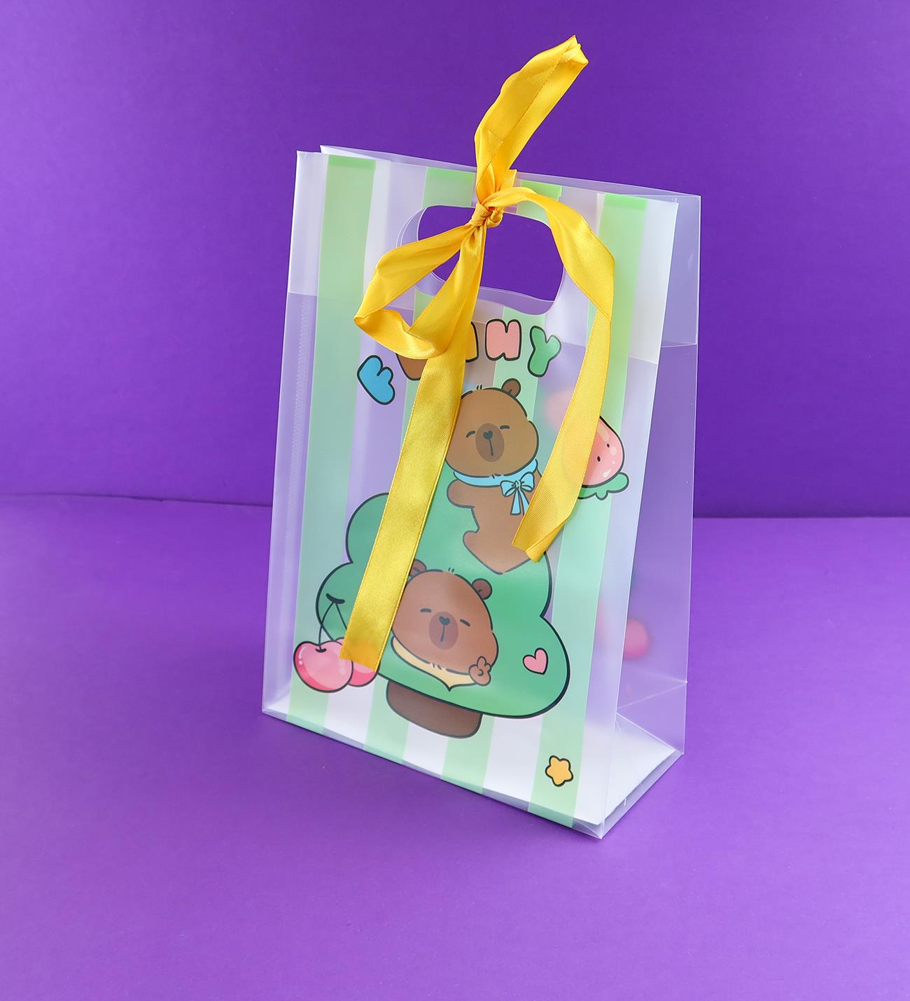 Plastik Çanta Kurdelalı 35x24 Cm x12