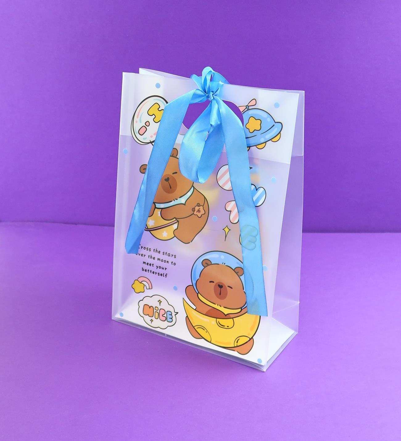 Plastik Çanta Kurdelalı 35x24 Cm x12