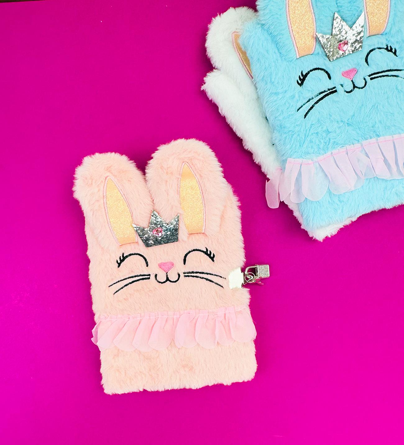 Prenses Tavşan Peluş Defter