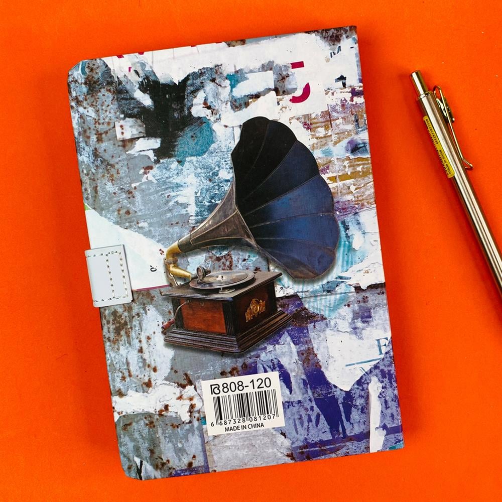 Retro Tasarım Mıknatıs Kapaklı Defter