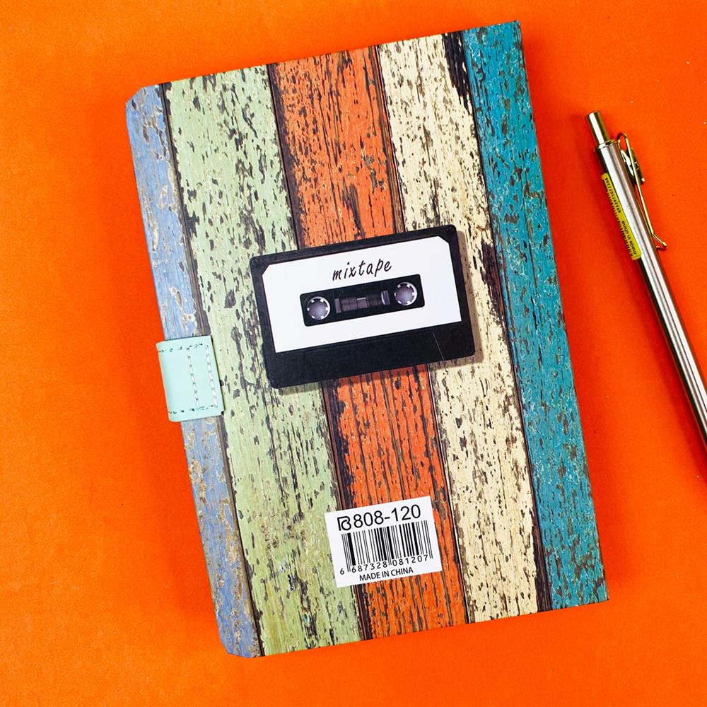 Retro Tasarım Mıknatıs Kapaklı Defter