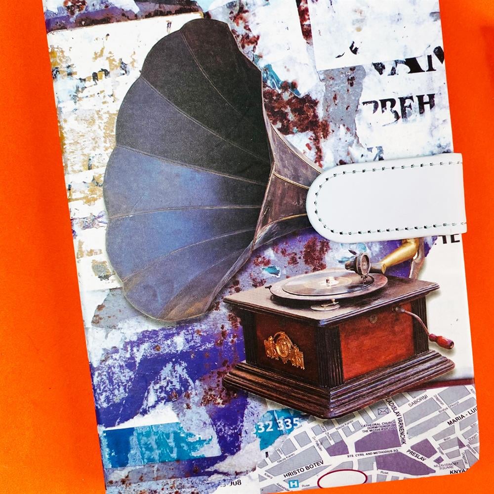 Retro Tasarım Mıknatıs Kapaklı Defter