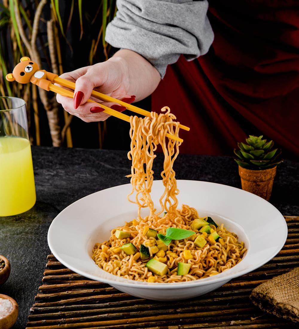 Seramik Noodle Makarna Tabağı Beyaz