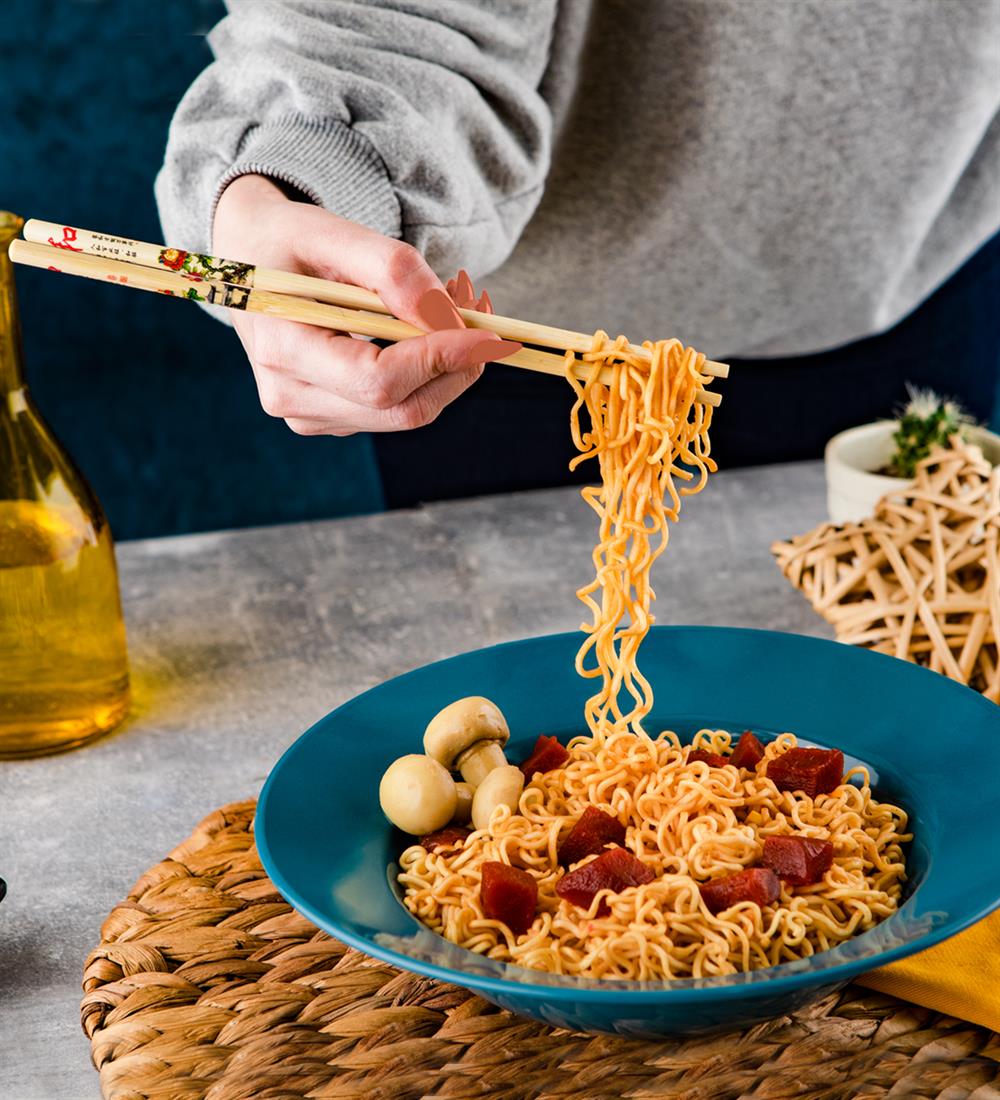 Seramik Noodle Makarna Tabağı Mavi