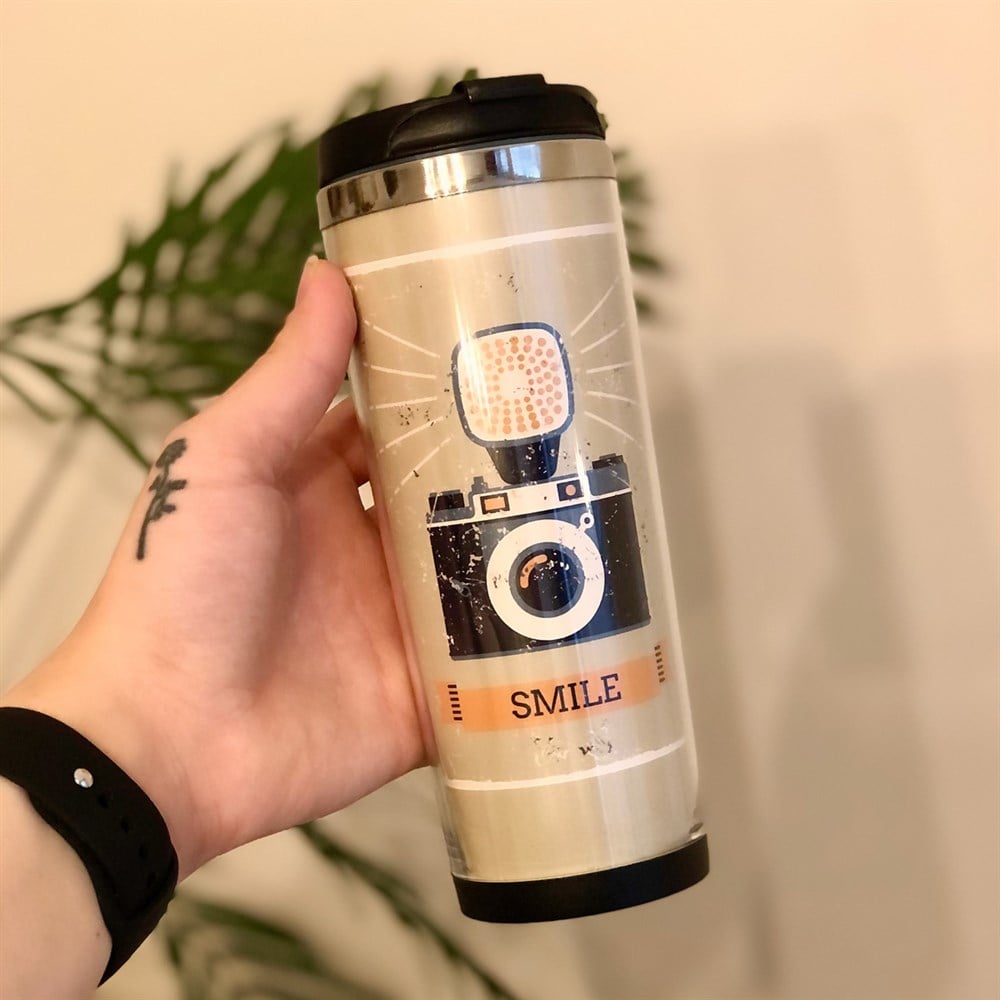 Smile Tasarımlı 400 Ml Mug Bardak