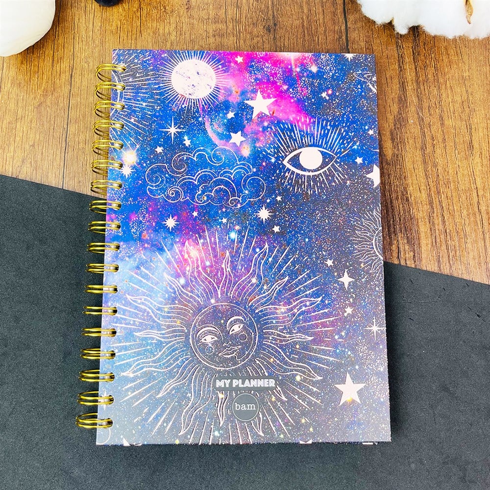 Space Tarot Tasarımlı Konuşan Ajanda 