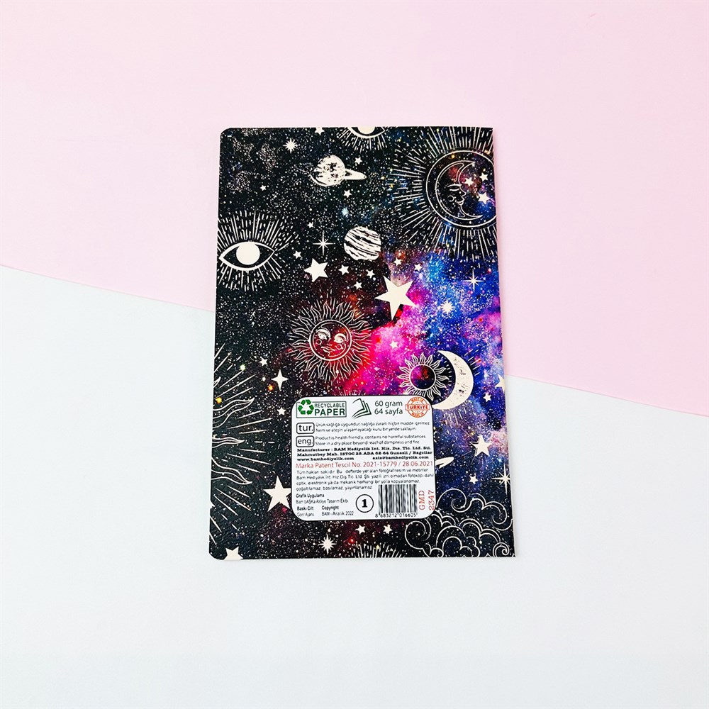 Tarot Space Tasarımlı Terzi Dikişli Defter