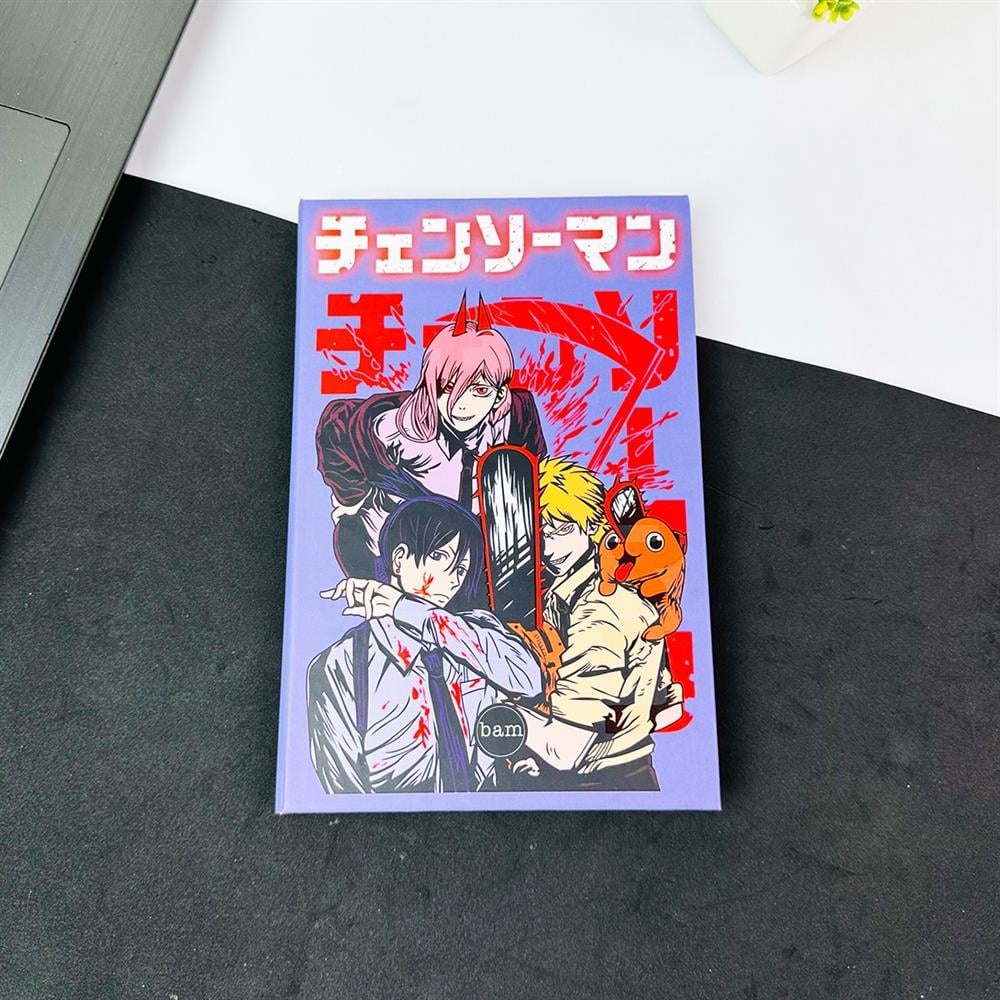Team Chainsaw Tasarımlı Lastikli Defter