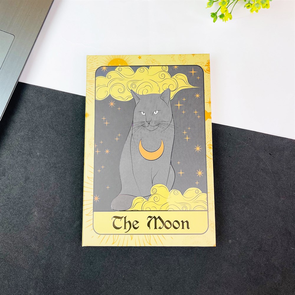 The Moon Tasarımlı Lastikli Defter