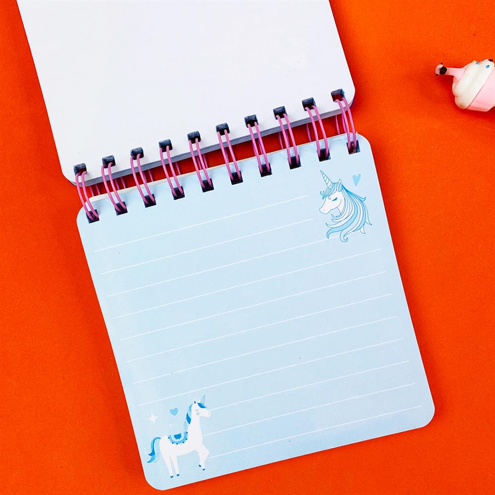Unicorn Tasarımlı Kabartmalı Defter