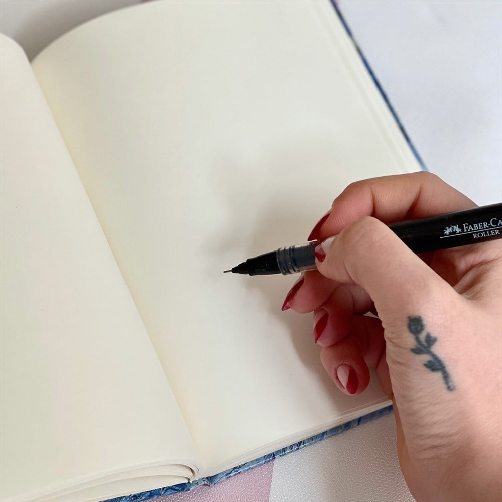 Van Gogh Motto Tasarımlı Lastikli Defter