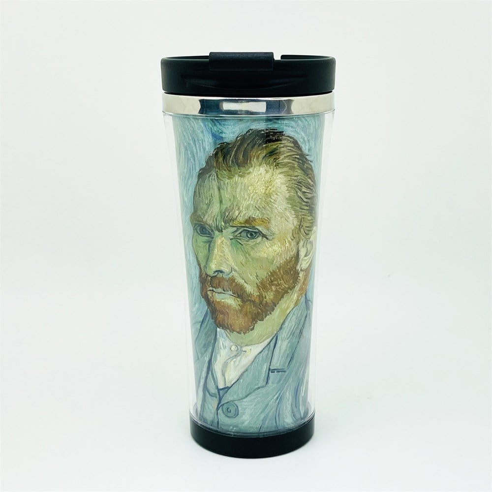 Van Gogh Tasarımlı 400 Ml Kağıt Termos