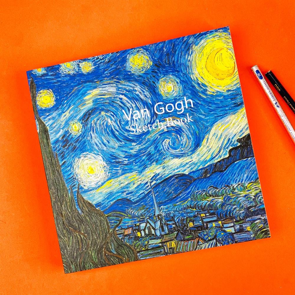 Van Gogh Tasarımlı Sketch Book