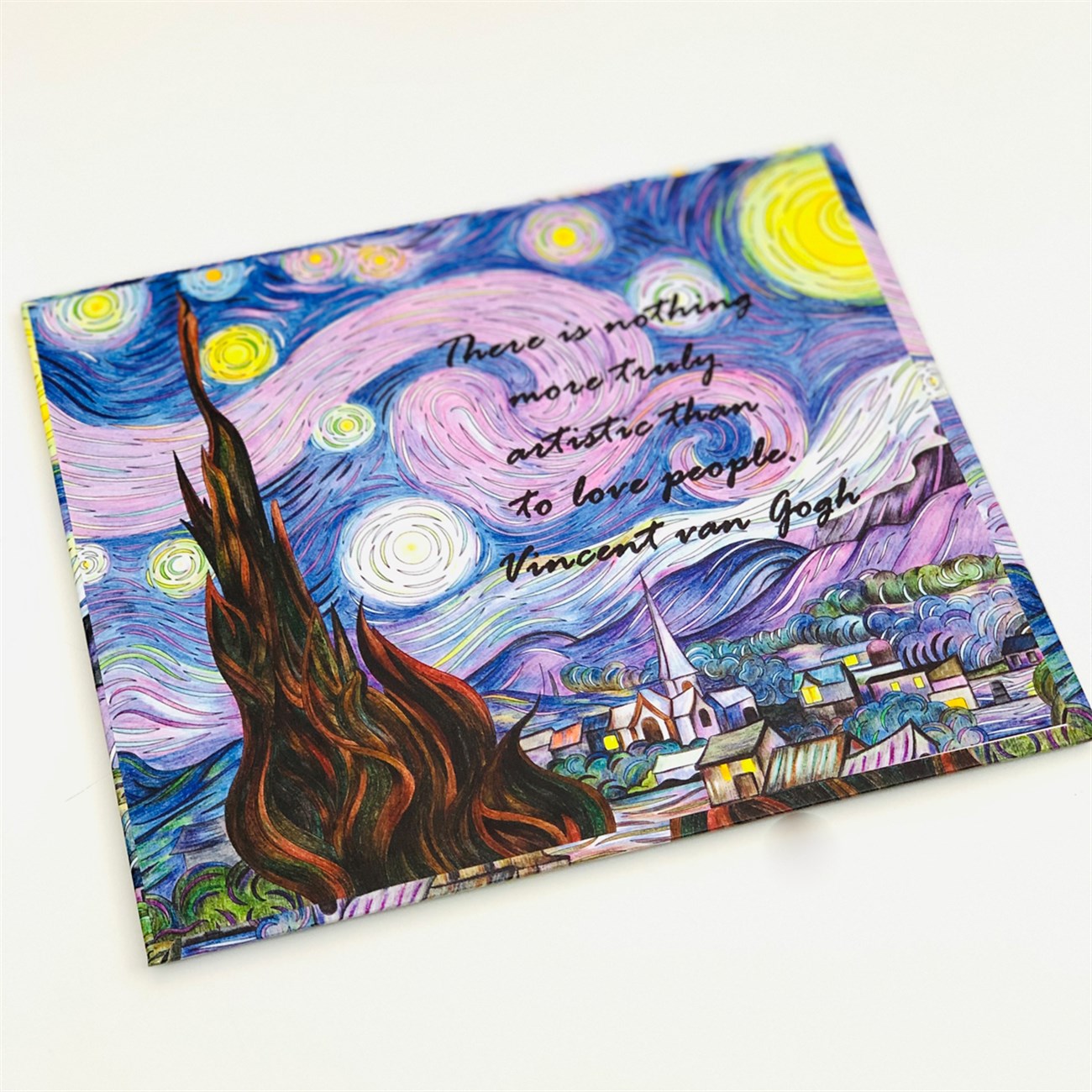 Van Gogh Yıldızlı Gece Tasarımlı Haftalık Planner