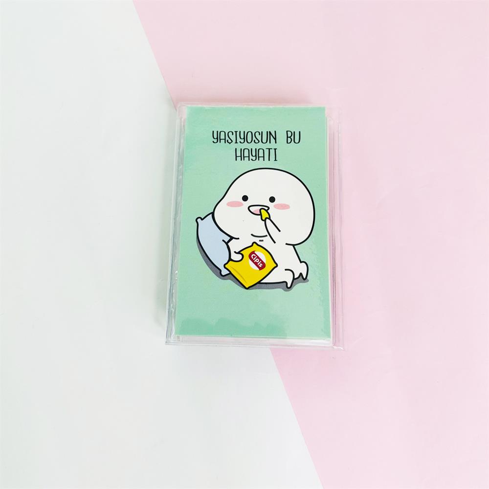 Yaşıyosun Bu Hayatı PP Mini Çanta Defter