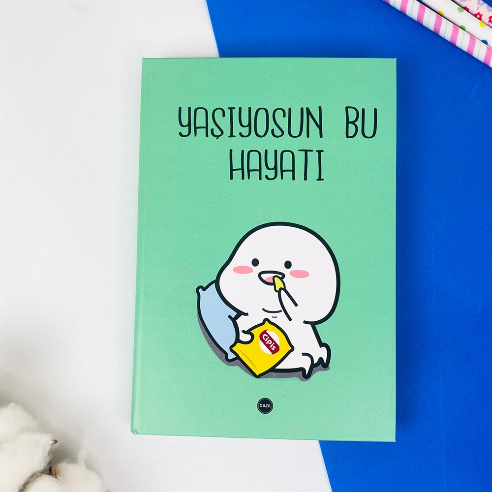 Yaşıyosun Bu Hayatı  Hard Cover Notebook