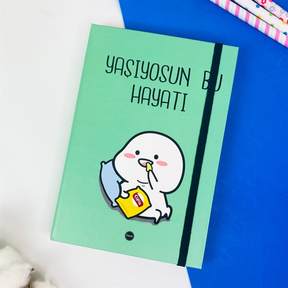Yaşıyosun Bu Hayatı  Hard Cover Notebook