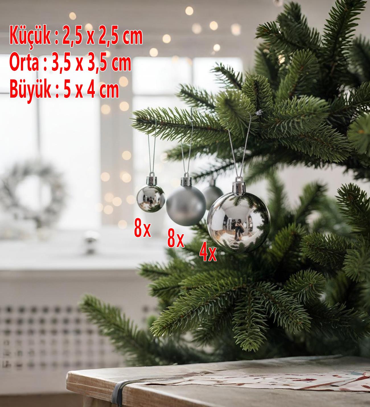 Yılbaşı Süsü x4