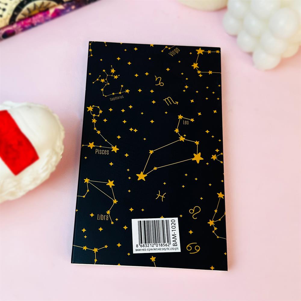 Yıldız Haritası  Tasarımlı Zarf Defter