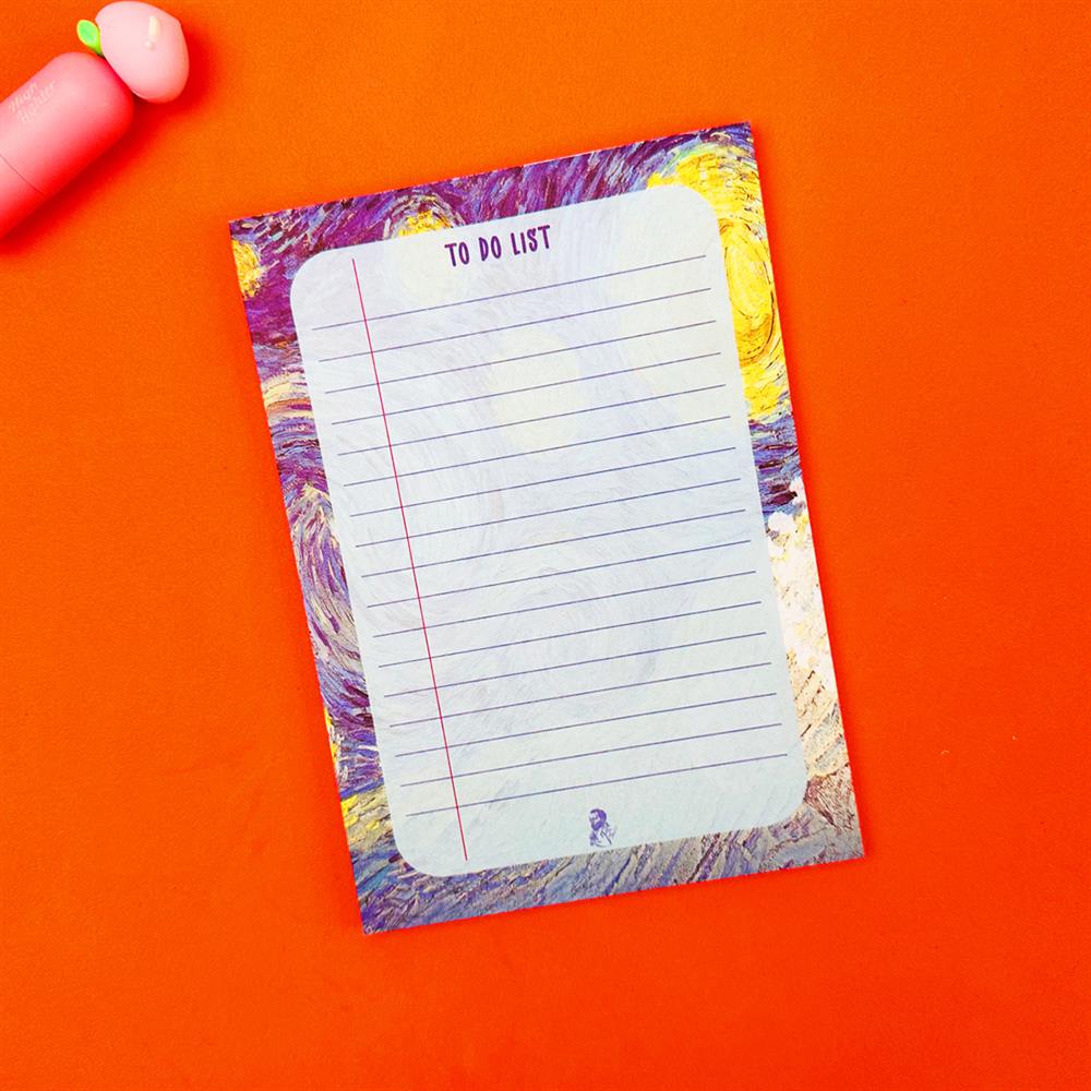 Yıldızlı Gece Tasarımlı To Do List Yapılacak Listesi