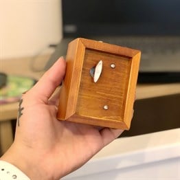 Ahşap Fotoğraf Çerçeveli Müzik Kutusu