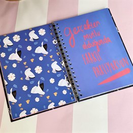  Believe Dream Shine Tasarımlı Konuşan Ajanda 