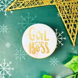 Girl Boss Tin Box Candle Customizable