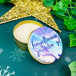 Hayallerinin Peşinden Git Tin Box Candle Customizable