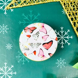 Butterfly Tin Box Candle Customizable