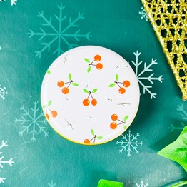 Cherry Tin Box Candle Customizable